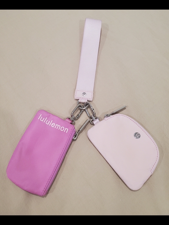 lululemon athletica Accessories - lululemon athletica Dual Mini Wristlet Set — Hot Pink & Light Pink